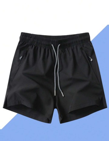 Pantaloni scurți Shein, negru