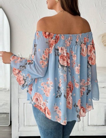Bluză Shein Curve+, mix culori