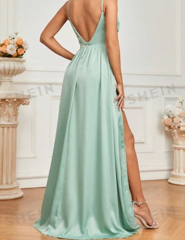 Rochie de ocazie Shein, verde