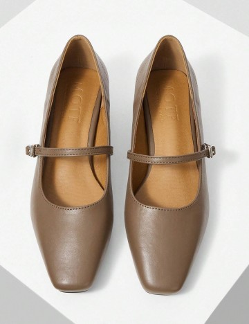 Pantofi Shein, maro