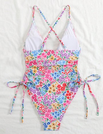 Costum de baie întreg Shein, mix culori