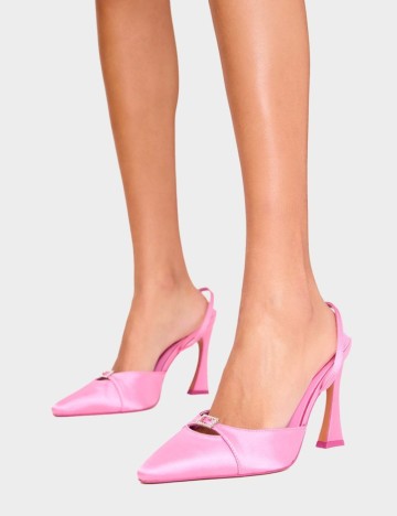 Pantofi cu toc PRETTYLITTLETHING, roz