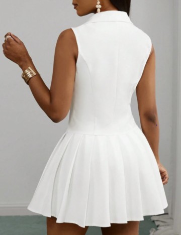 Rochie mini Shein, alb