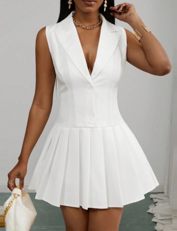 Rochie mini Shein, alb