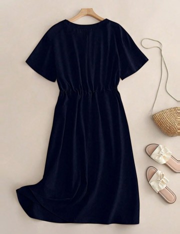 Rochie midi Shein Curve+, albastru