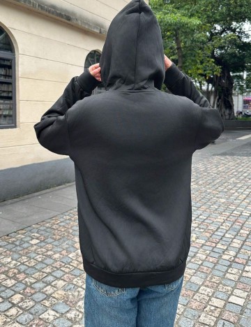 Hanorac Cu Fermoar Shein, negru