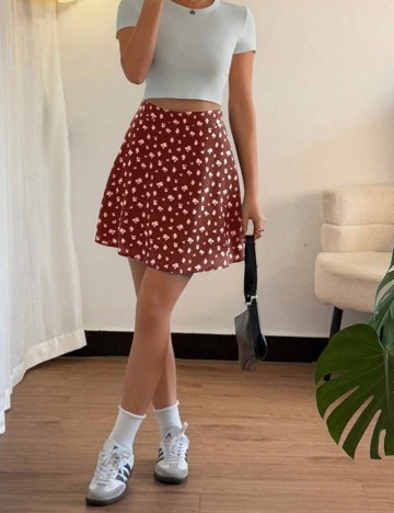 Fustă mini Shein, mix culori
