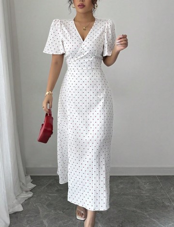 Rochie midi Shein, alb