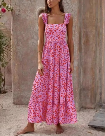 Rochie maxi Shein, roz