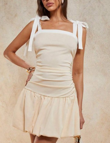 Rochie mini Shein, bej