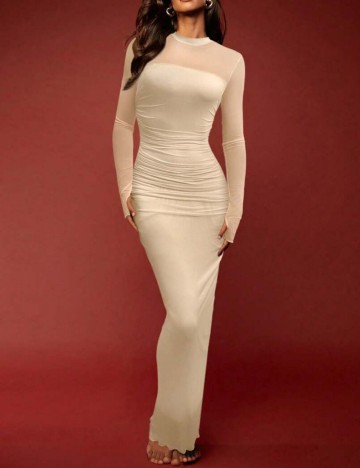 Rochie maxi Shein, bej