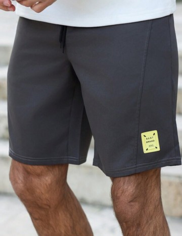 Pantaloni scurți Shein, gri