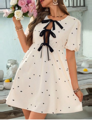 Rochie mini Shein, crem