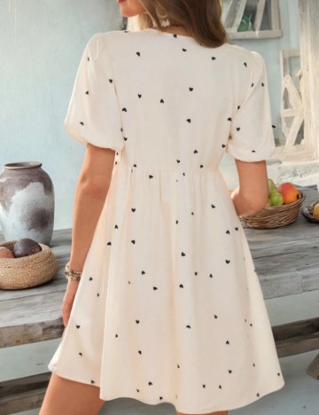 Rochie mini Shein, crem