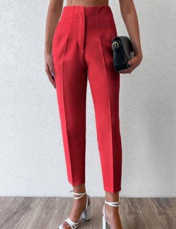 Pantaloni Shein, roșu
