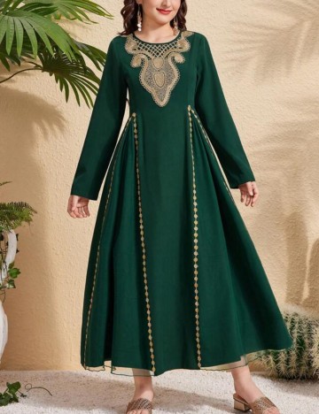 Rochie maxi Shein, verde