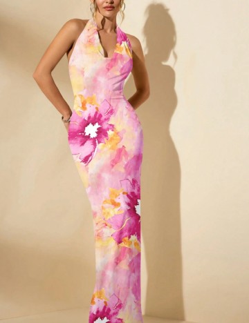 Rochie maxi Shein, mix culori
