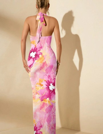 Rochie maxi Shein, mix culori