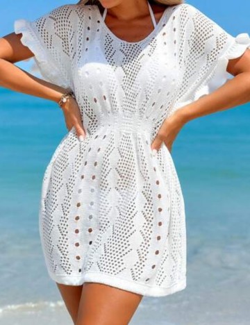 Rochie de plajă Shein, alb