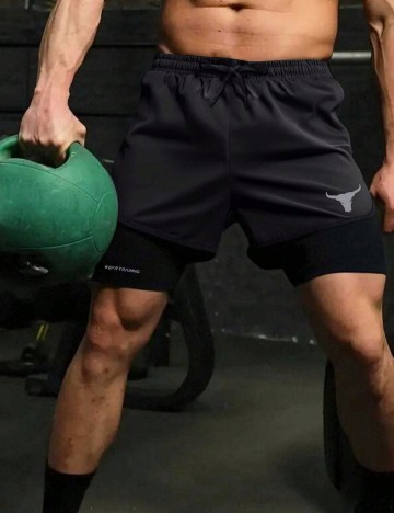Pantaloni scurți Shein, negru