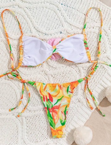 Costum de baie Shein, mix culori