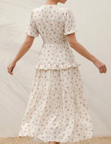 Rochie midi Shein, crem