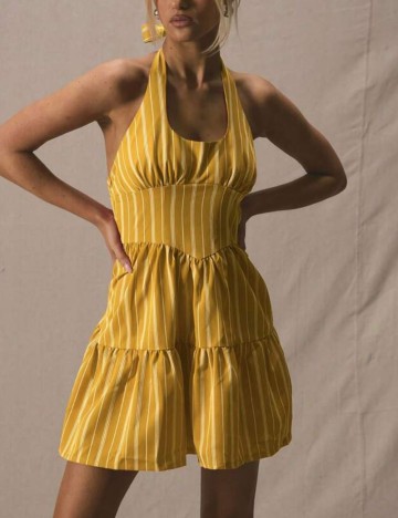 Rochie mini Shein, galben