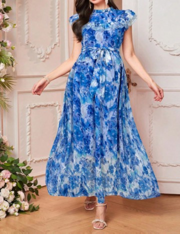 Rochie maxi Shein, albastru