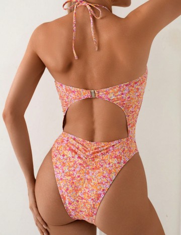 Costum de baie Shein, mix culori