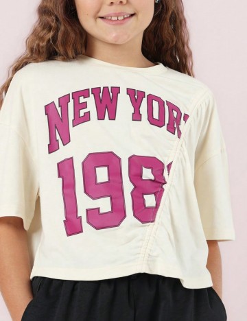 Tricou Shein, crem
