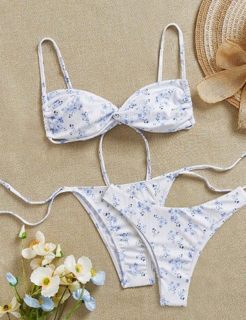Set costum de baie Shein, mix culori