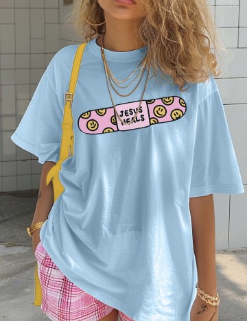 Tricou Shein, albastru