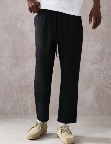 Pantaloni MANFINITY by Shein, negru