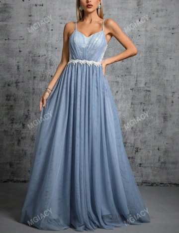 Rochie de ocazie Shein, albastru