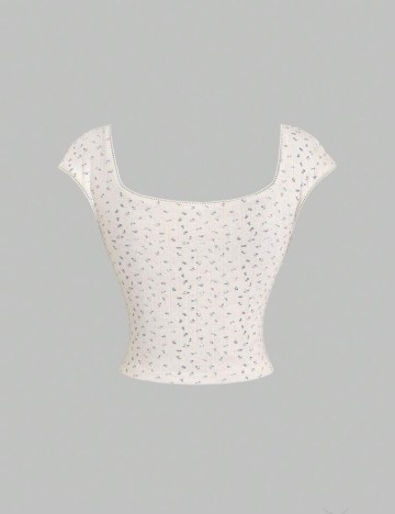 Tricou Shein, crem