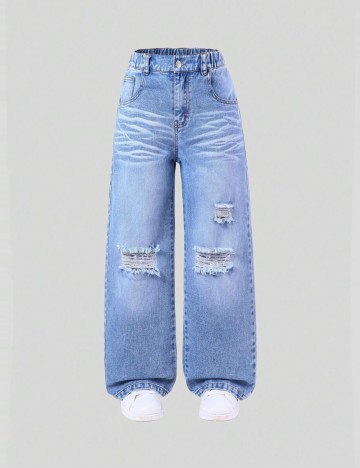 Jeans Shein, albastru
