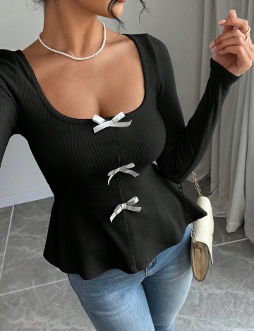 Bluză Shein, negru