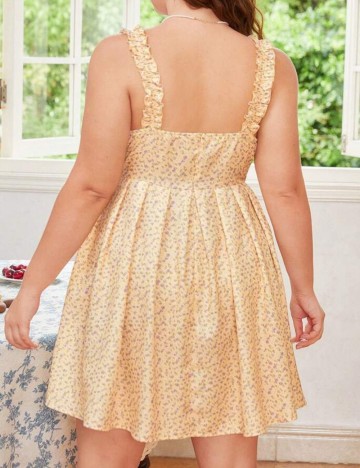 Rochie mini Shein Curve+, mix culori