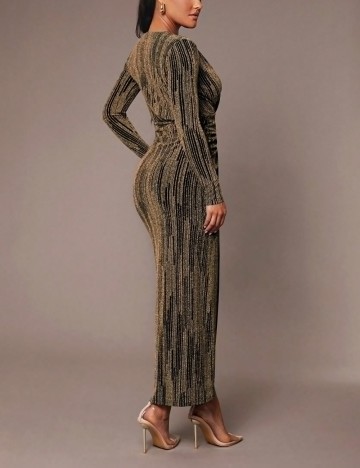 Rochie maxi Shein, mix culori