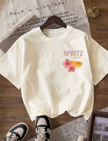 Tricou Shein, crem