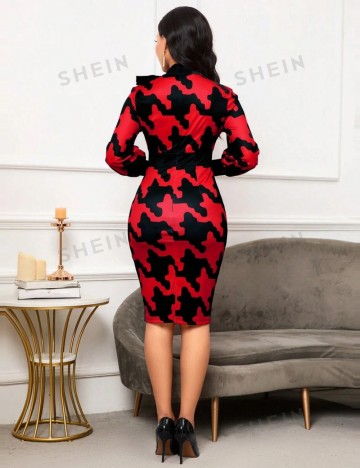 Rochie midi Shein, mix culori