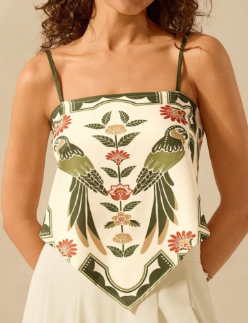 Top Shein, mix culori