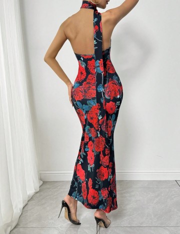Rochie maxi Shein, mix culori