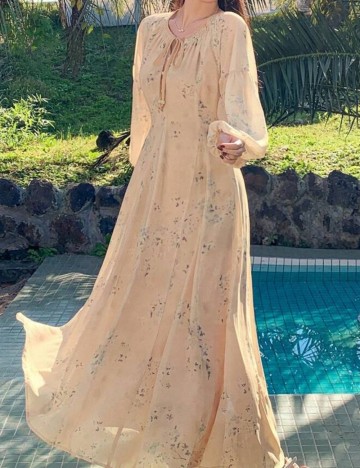 Rochie maxi DAZY by Shein, bej