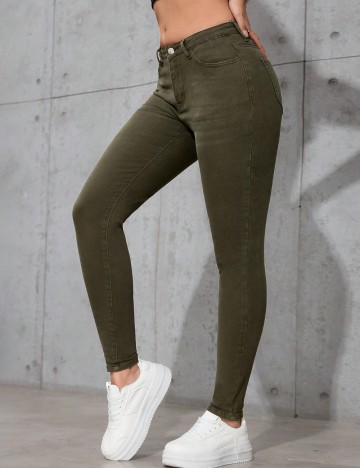 Jeans Shein, kaki