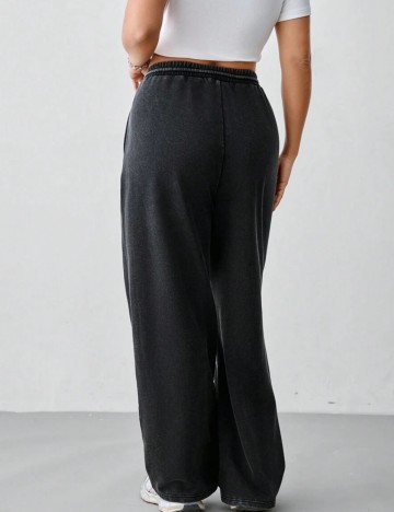 Pantaloni Shein Curve+, negru