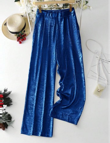 Pantaloni Shein, albastru