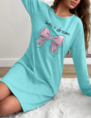 Rochie De Noapte Shein, albastru