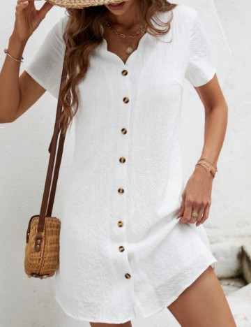 Rochie mini Shein, alb