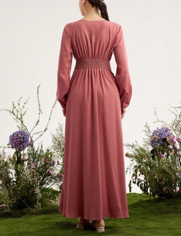 Rochie maxi Shein, cărămiziu